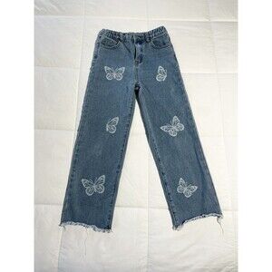 Shein Denim Jeans Girl Youth Size 10 Color Light Blue